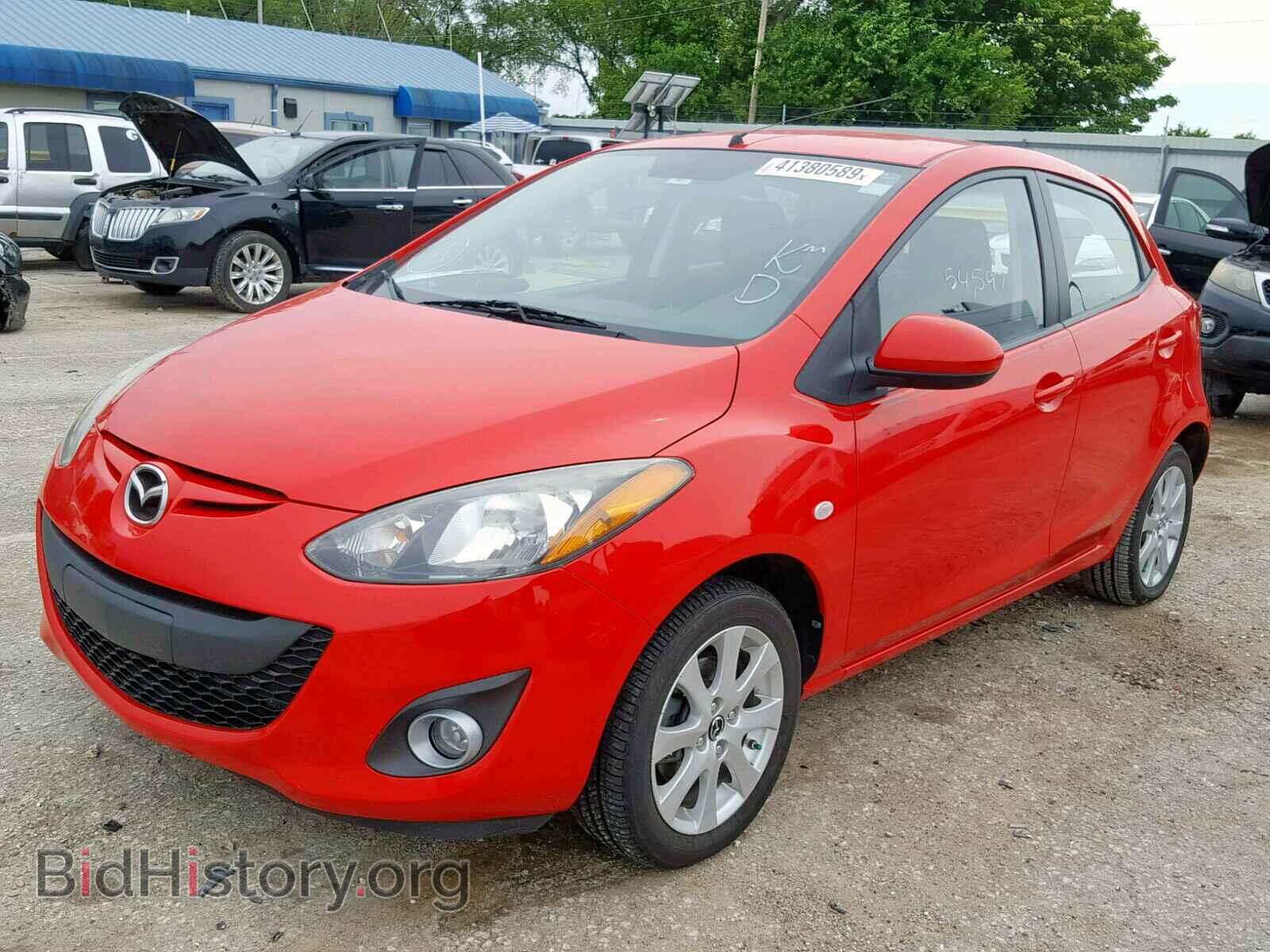 2013 MAZDA 2 - VIN: JM1DE1LY2D0156458 - Фото 2