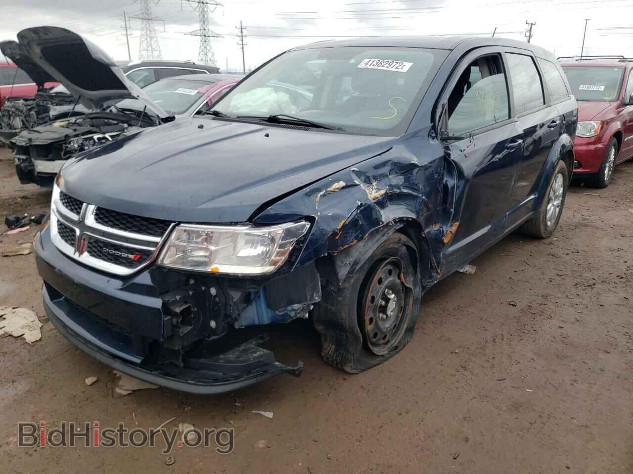 2014 DODGE JOURNEY - VIN: 3C4PDCAB3ET153857 - Фото 2