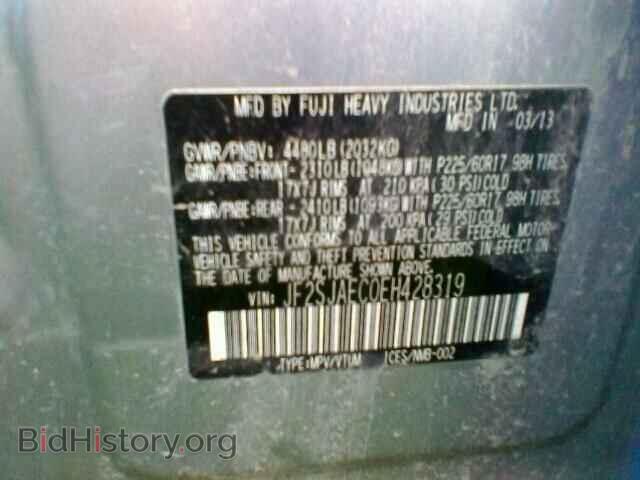 2014 SUBARU FORESTER - VIN: JF2SJAEC0EH428319 - Фото 10