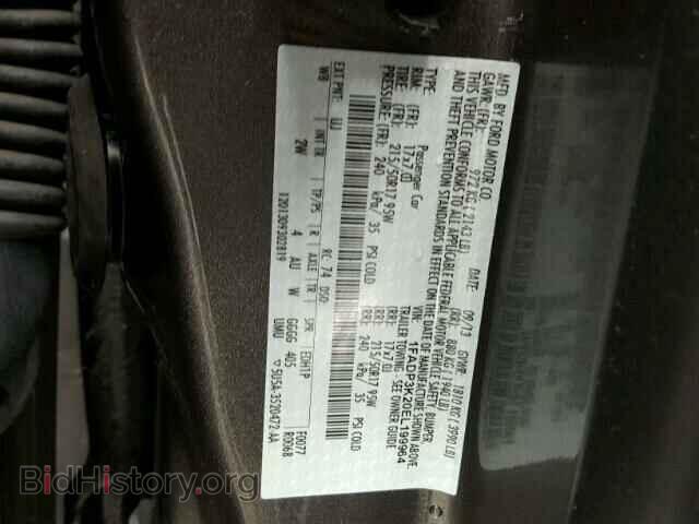 2014 FORD FOCUS - VIN: 1FADP3K20EL199964 - Фото 10