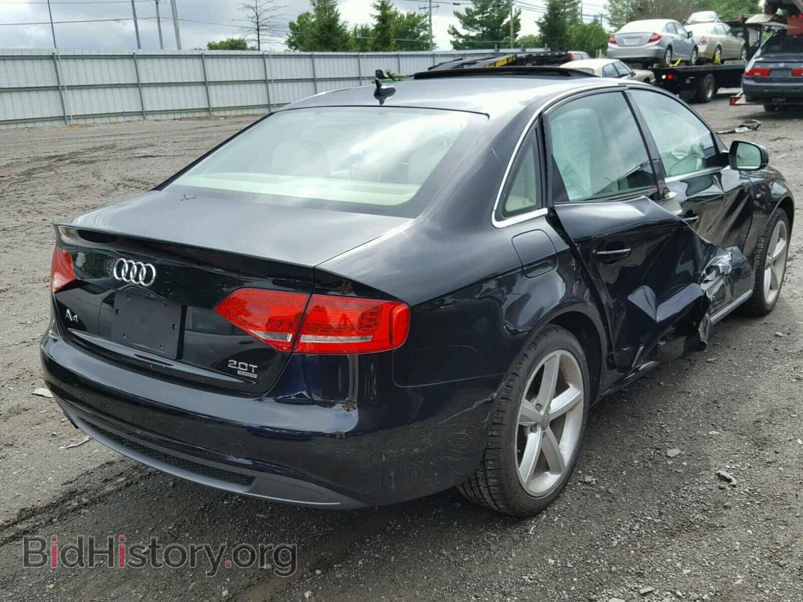 2012 AUDI A4 - VIN: WAUFFAFL1CA055262 - Фото 4