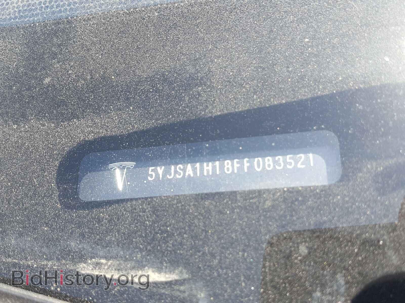 2015 TESLA MODEL S - VIN: 5YJSA1H18FF083521 - Photo 10