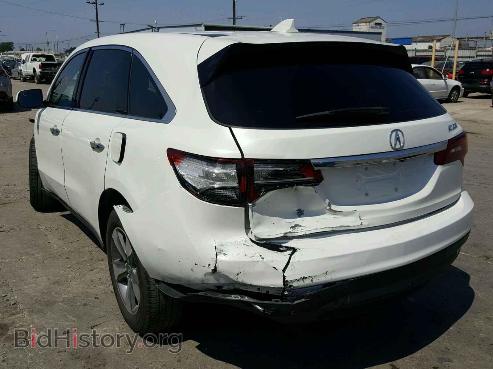2015 ACURA MDX - VIN: 5FRYD3H28FB010735 - Фото 3
