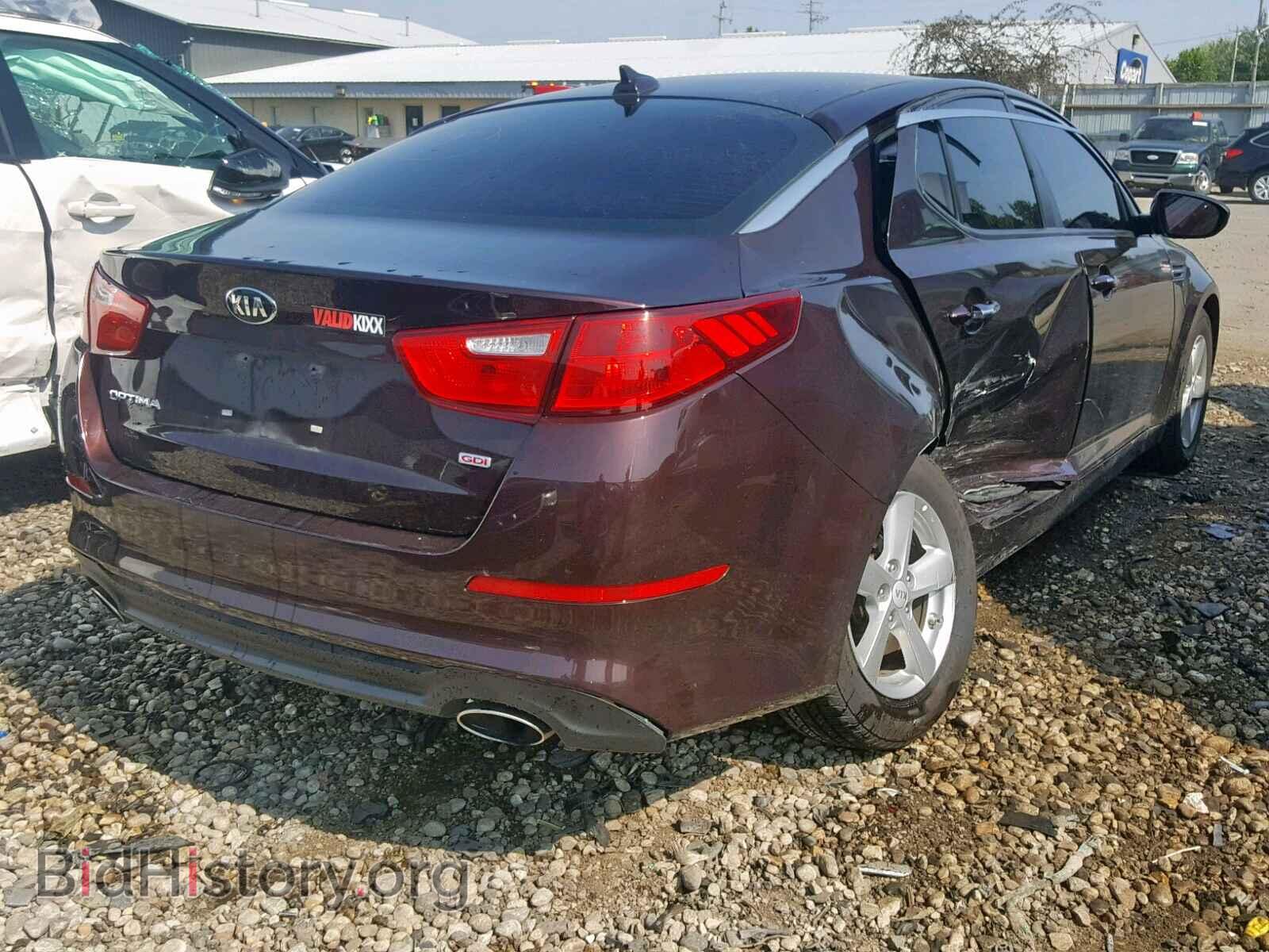 2015 KIA OPTIMA - VIN: 5XXGM4A72FG397272 - Фото 4