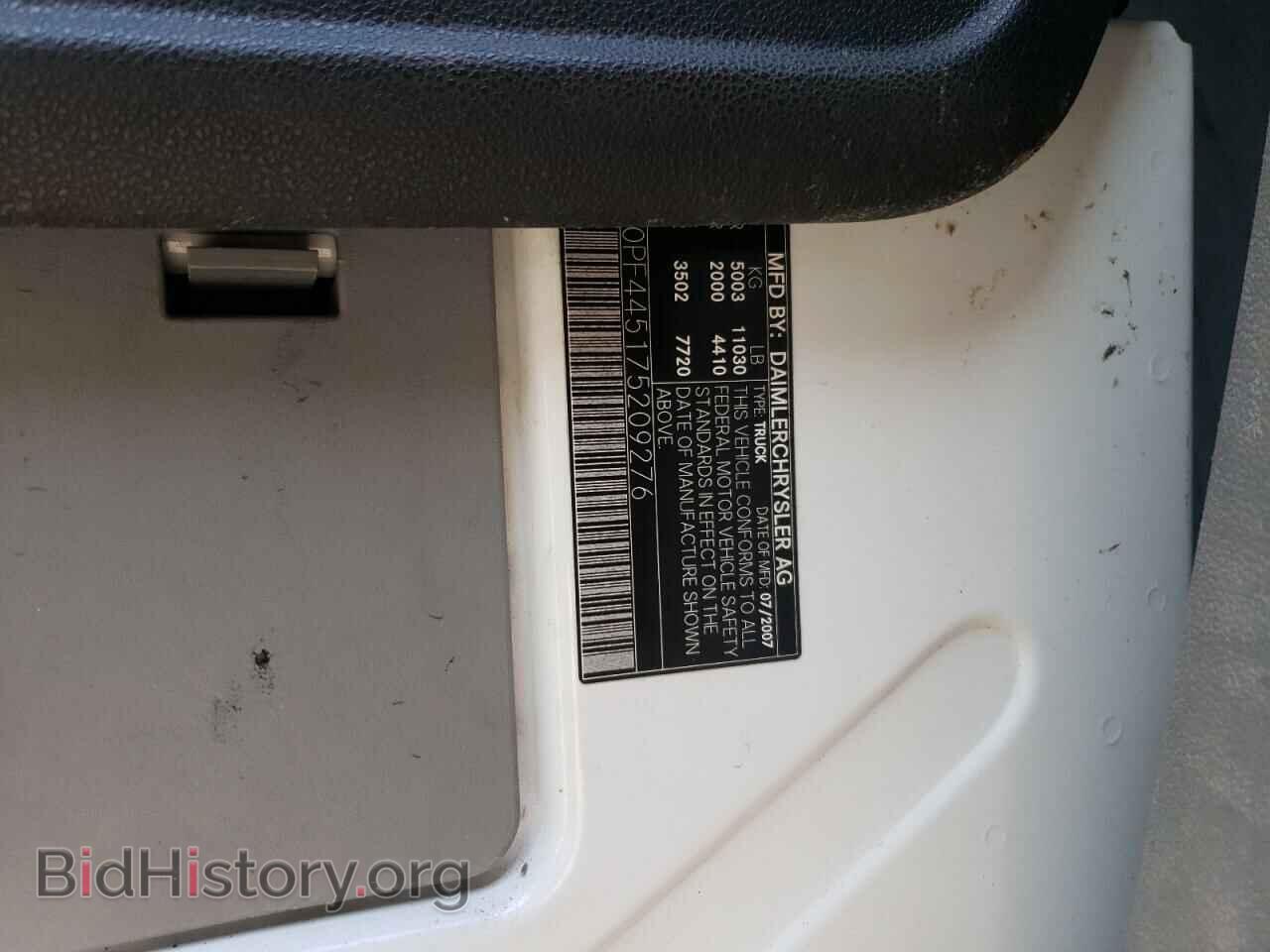 2007 DODGE SPRINTER - VIN: WD0PF445175209276 - Photo 10