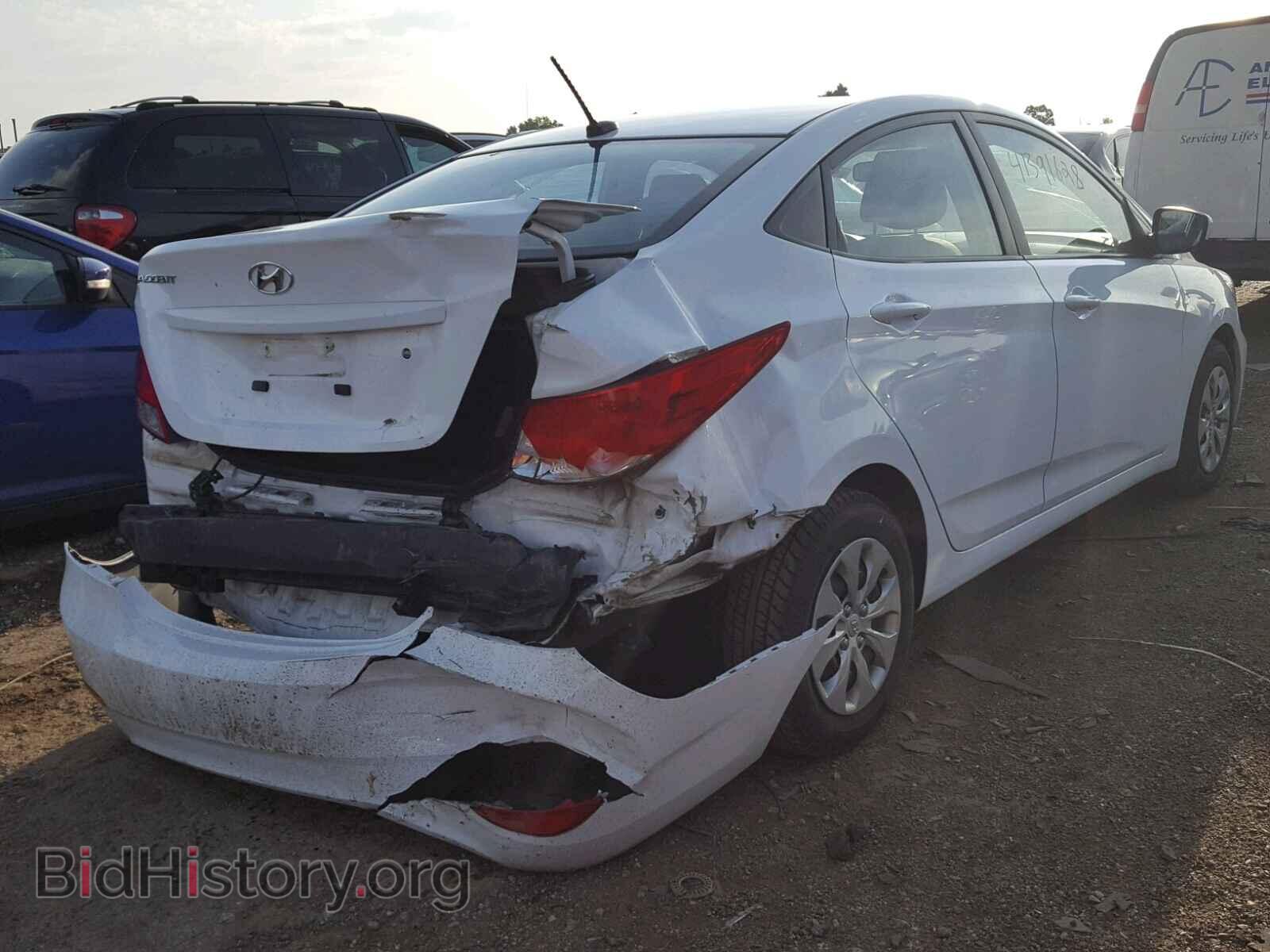 2016 HYUNDAI ACCENT - VIN: KMHCT4AE7GU111648 - Фото 4