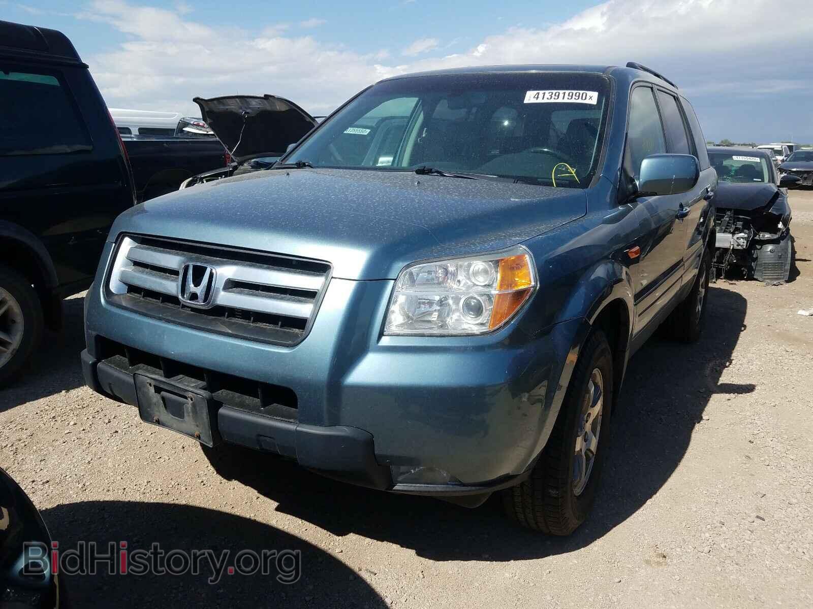 2006 HONDA PILOT - VIN: 2HKYF18616H515214 - Фото 2