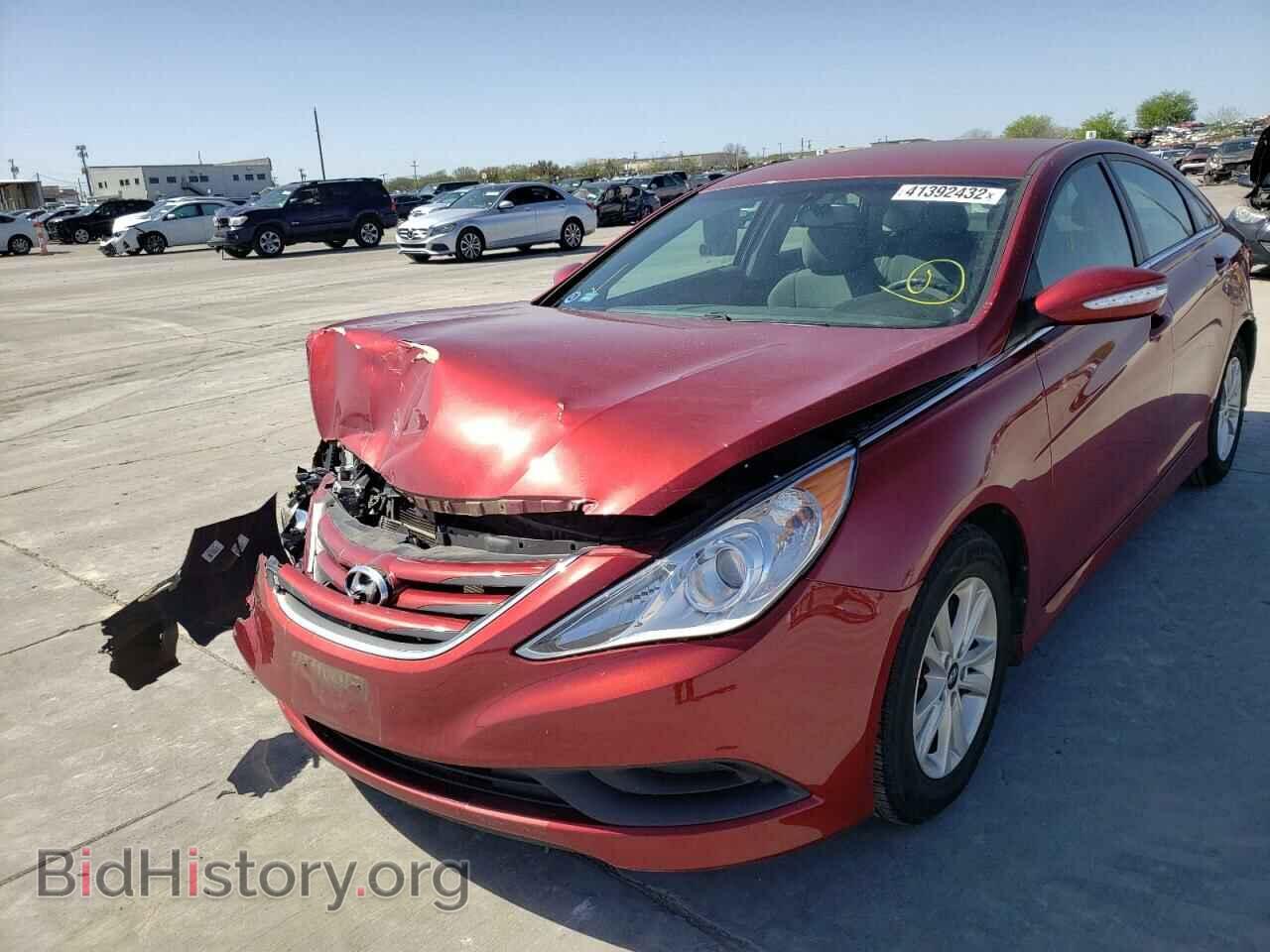 2014 HYUNDAI SONATA - VIN: 5NPEB4AC0EH827085 - Фото 2