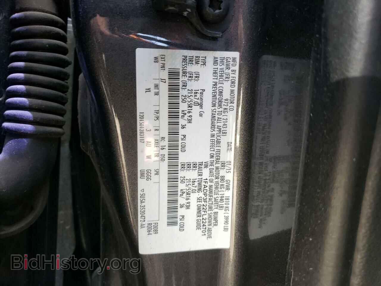 2015 FORD FOCUS - VIN: 1FADP3F22FL224701 - Photo 10