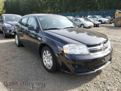 2011 Dodge AVENGER Avenger EX, черный — VIN 1B3BD4FB1BN626130, Copart