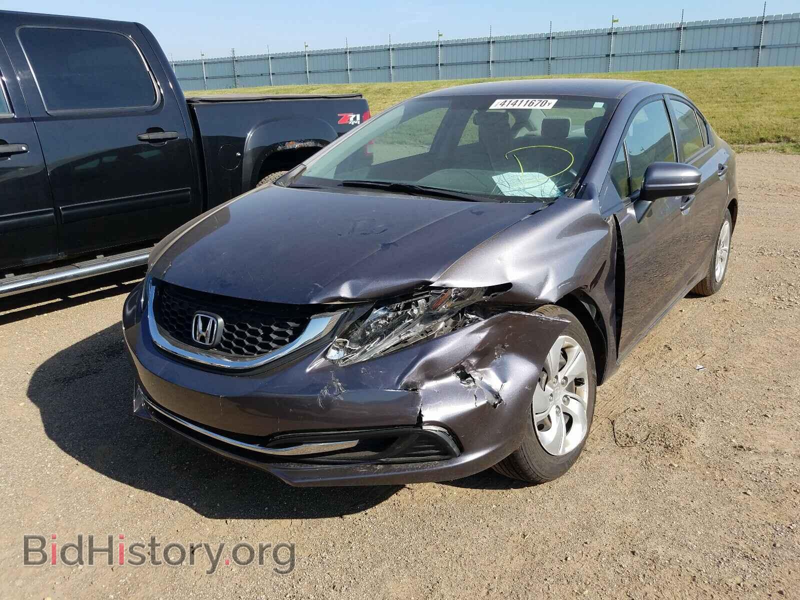 2014 HONDA CIVIC - VIN: 19XFB2F55EE076461 - Фото 2