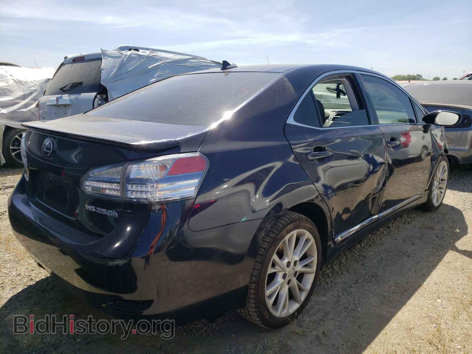 2010 LEXUS HS - VIN: JTHBB1BA1A2003637 - Фото 4
