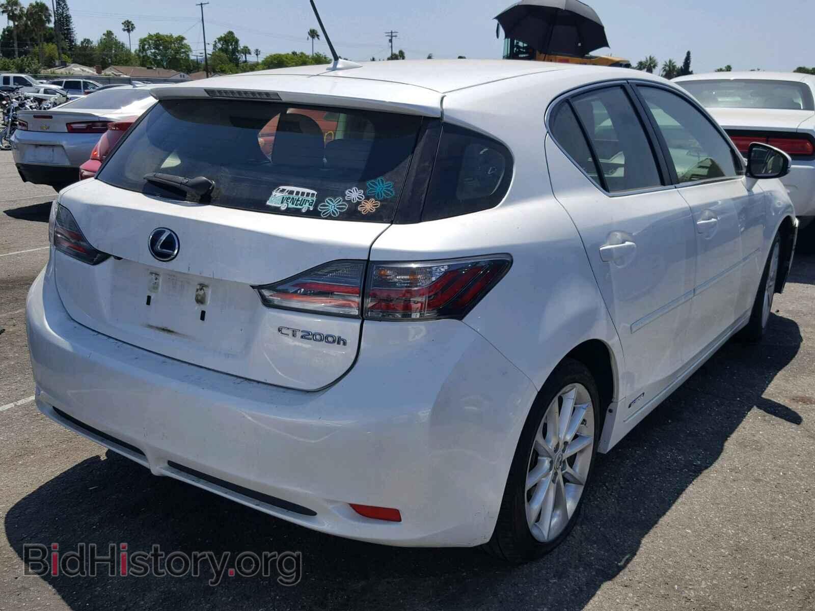 2011 LEXUS CT 200 - VIN: JTHKD5BH4B2040181 - Фото 4
