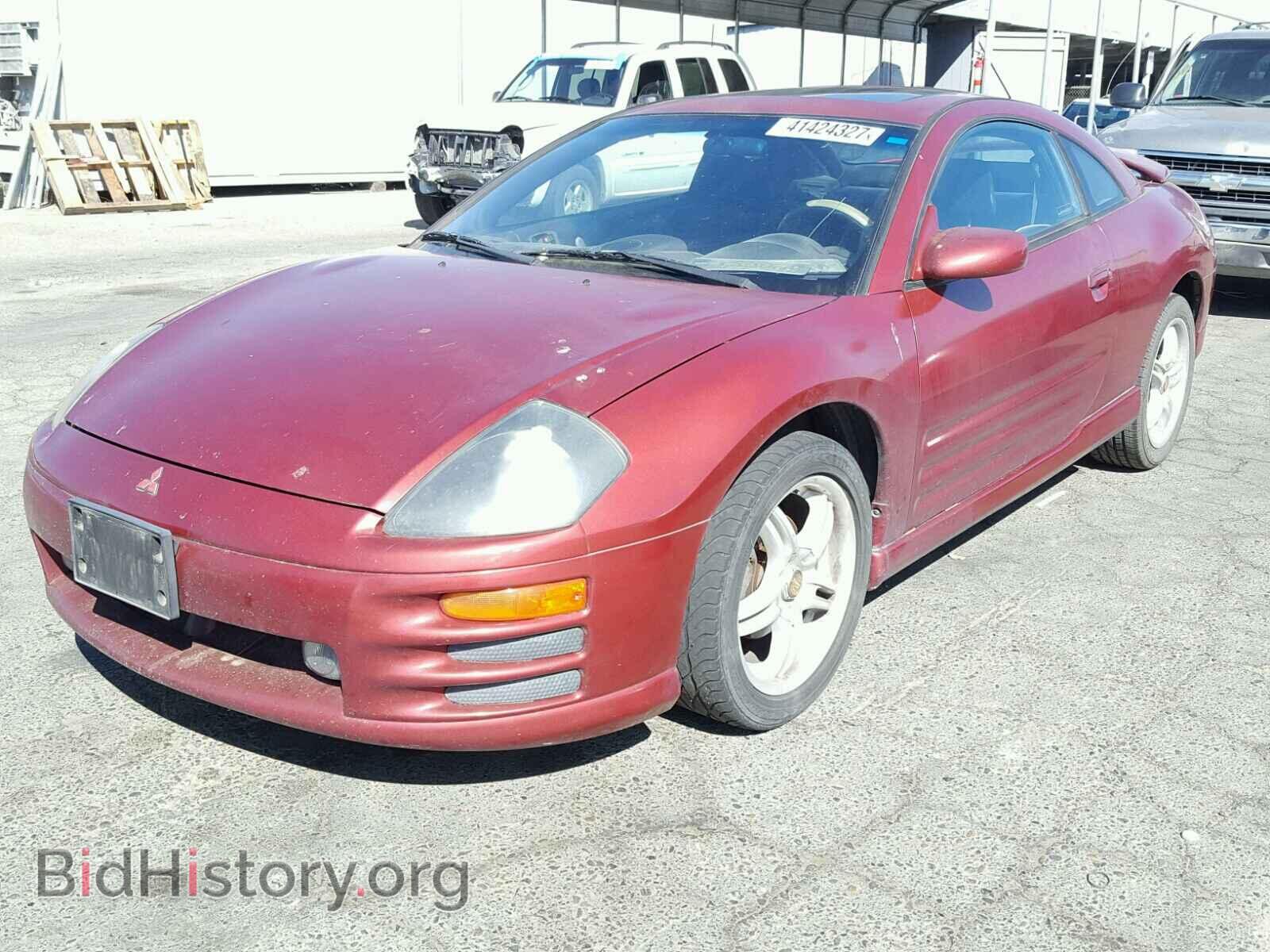 2001 MITSUBISHI ECLIPSE - VIN: 4A3AC84H01E127133 - Фото 2