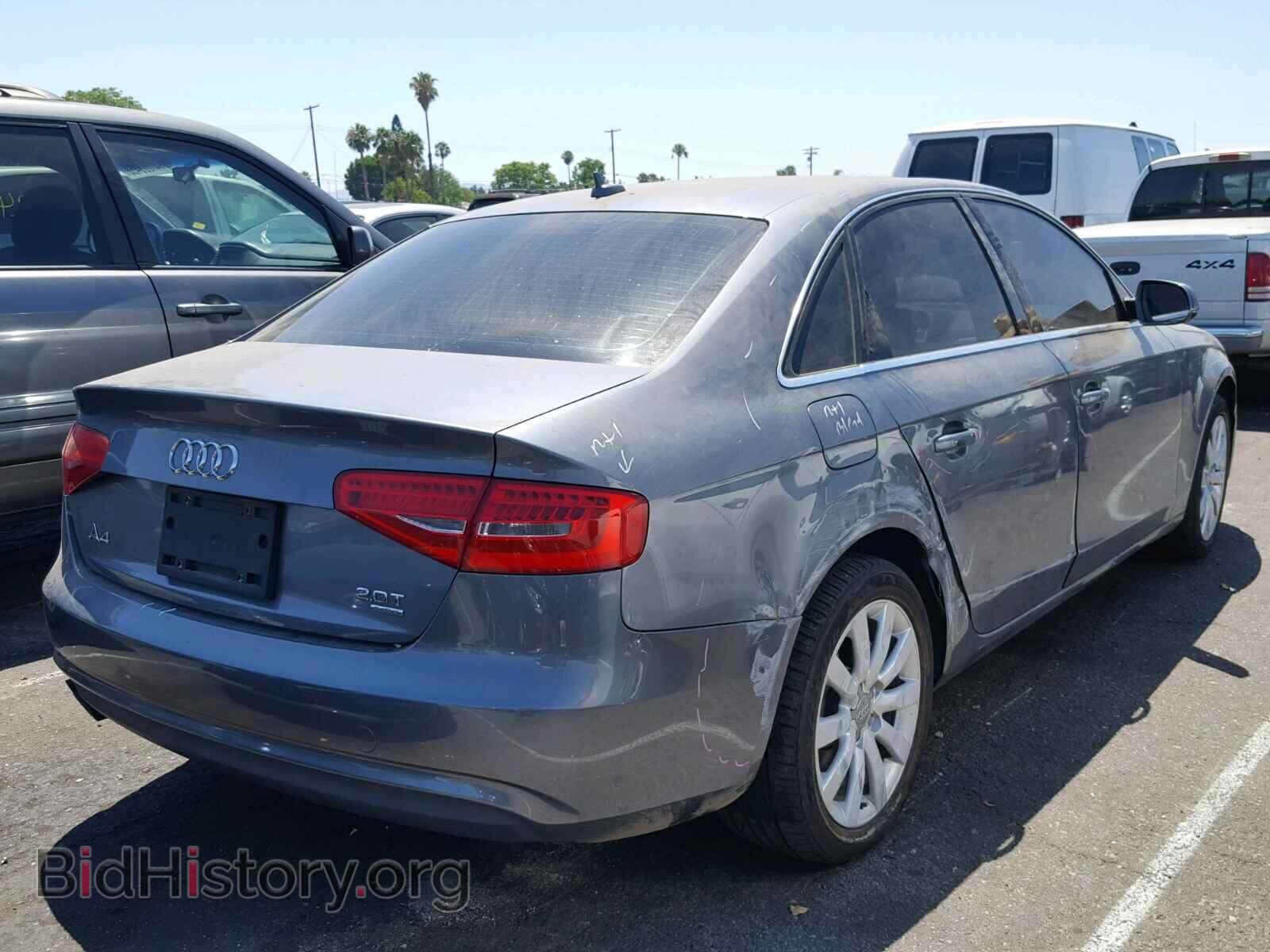 2013 AUDI A4 - VIN: WAUBFAFL8DN003510 - Фото 4