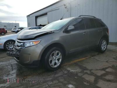 2014 Ford EDGE SEL, tan — VIN 2FMDK4JC4EBA84319, Copart