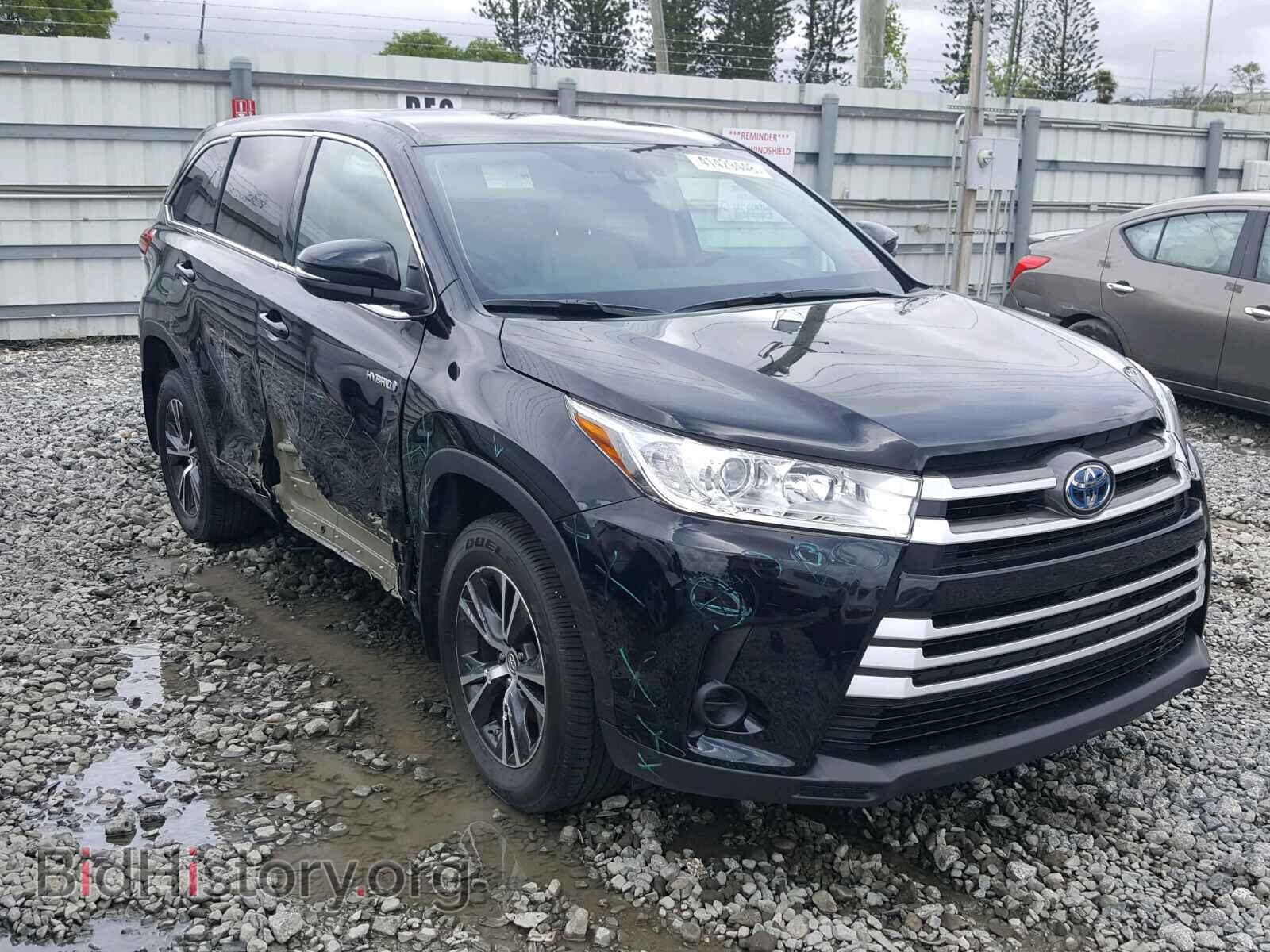Фотография 5TDBGRFH8JS049001 - TOYOTA HIGHLANDER HYBRID 2018