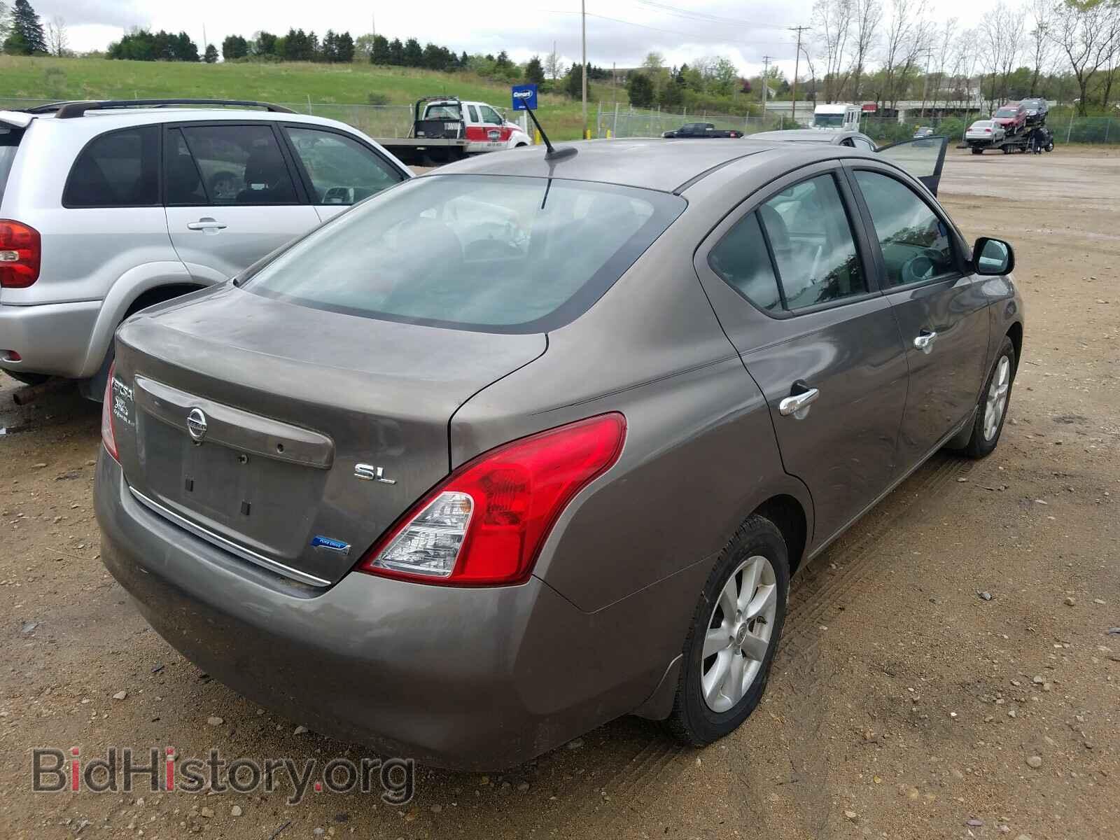 2012 NISSAN VERSA - VIN: 3N1CN7APXCL941209 - Фото 4