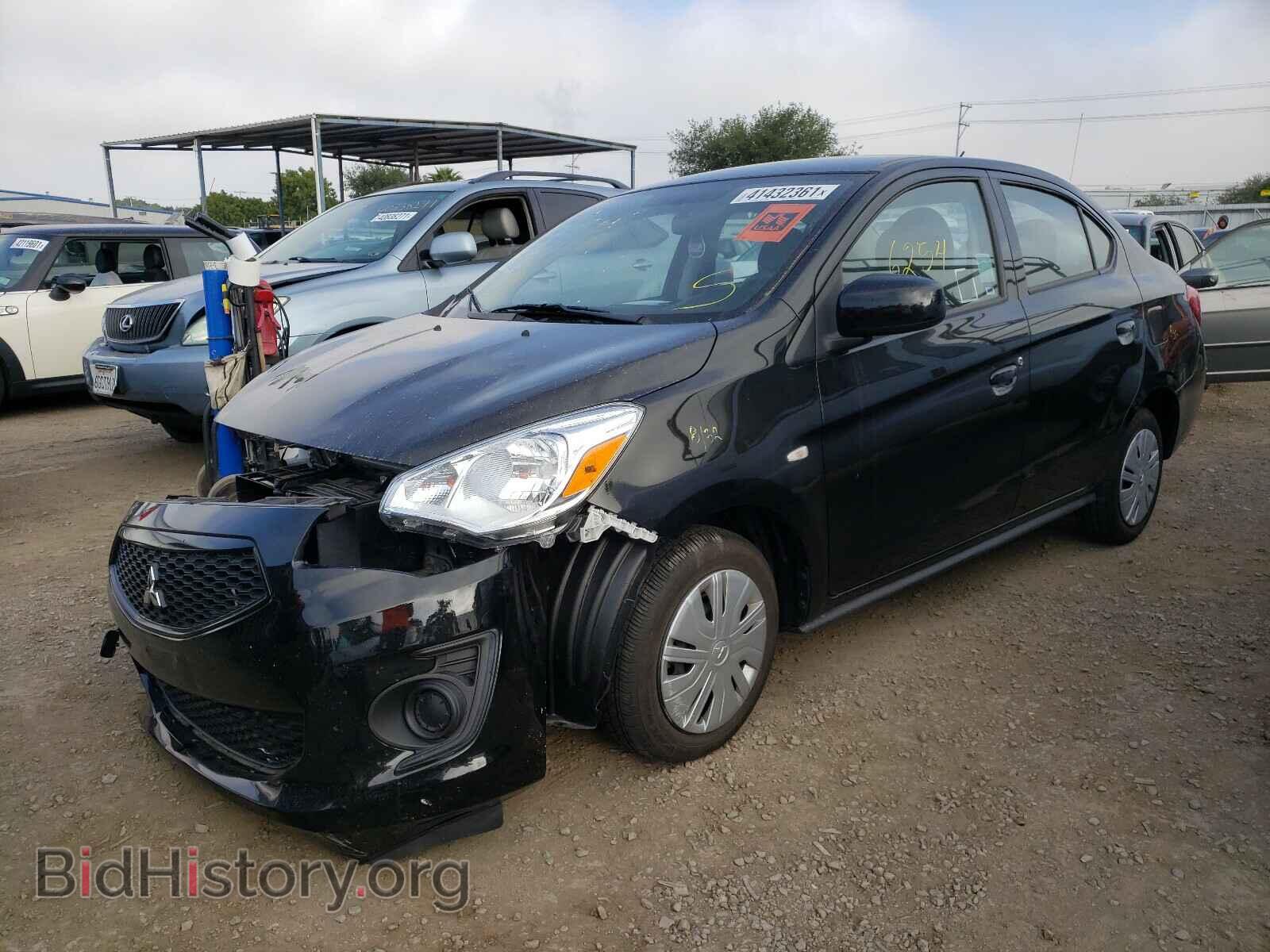 2020 MITSUBISHI MIRAGE - VIN: ML32F3FJ9LHF00842 - Фото 2