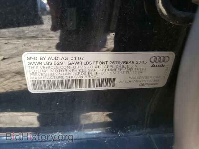 2007 AUDI A6 - VIN: WAUDH74F87N107955 - Фото 10