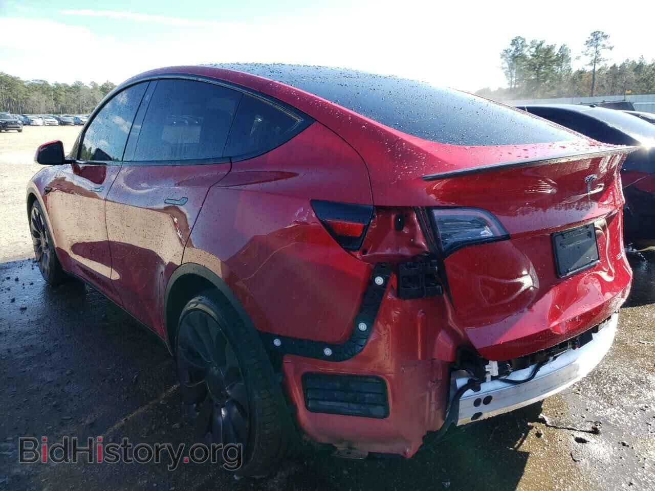 2021 TESLA MODEL Y - VIN: 5YJYGDEFXMF263493 - Фото 2