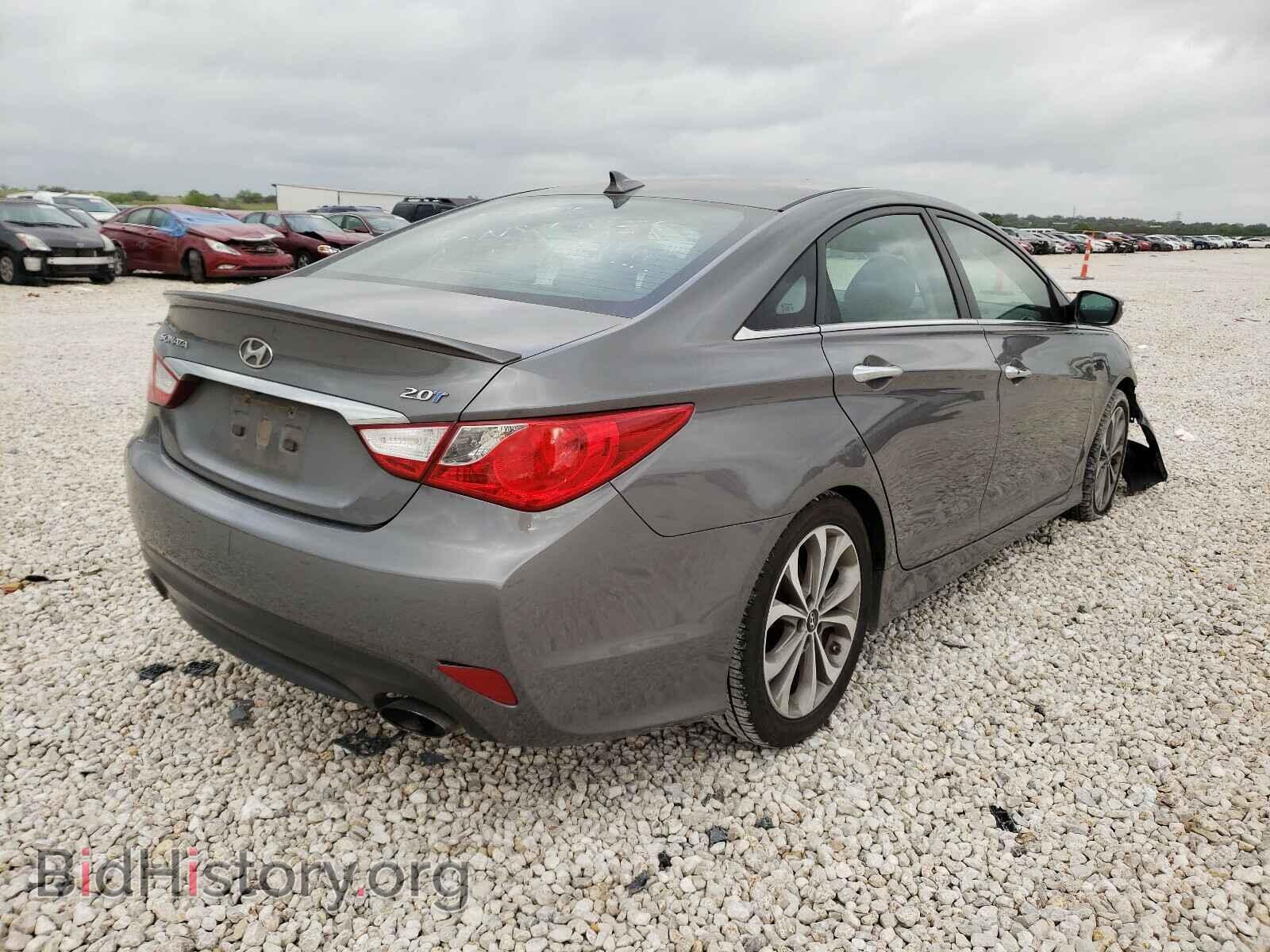 2014 HYUNDAI SONATA - VIN: 5NPEC4AB8EH838355 - Photo 4