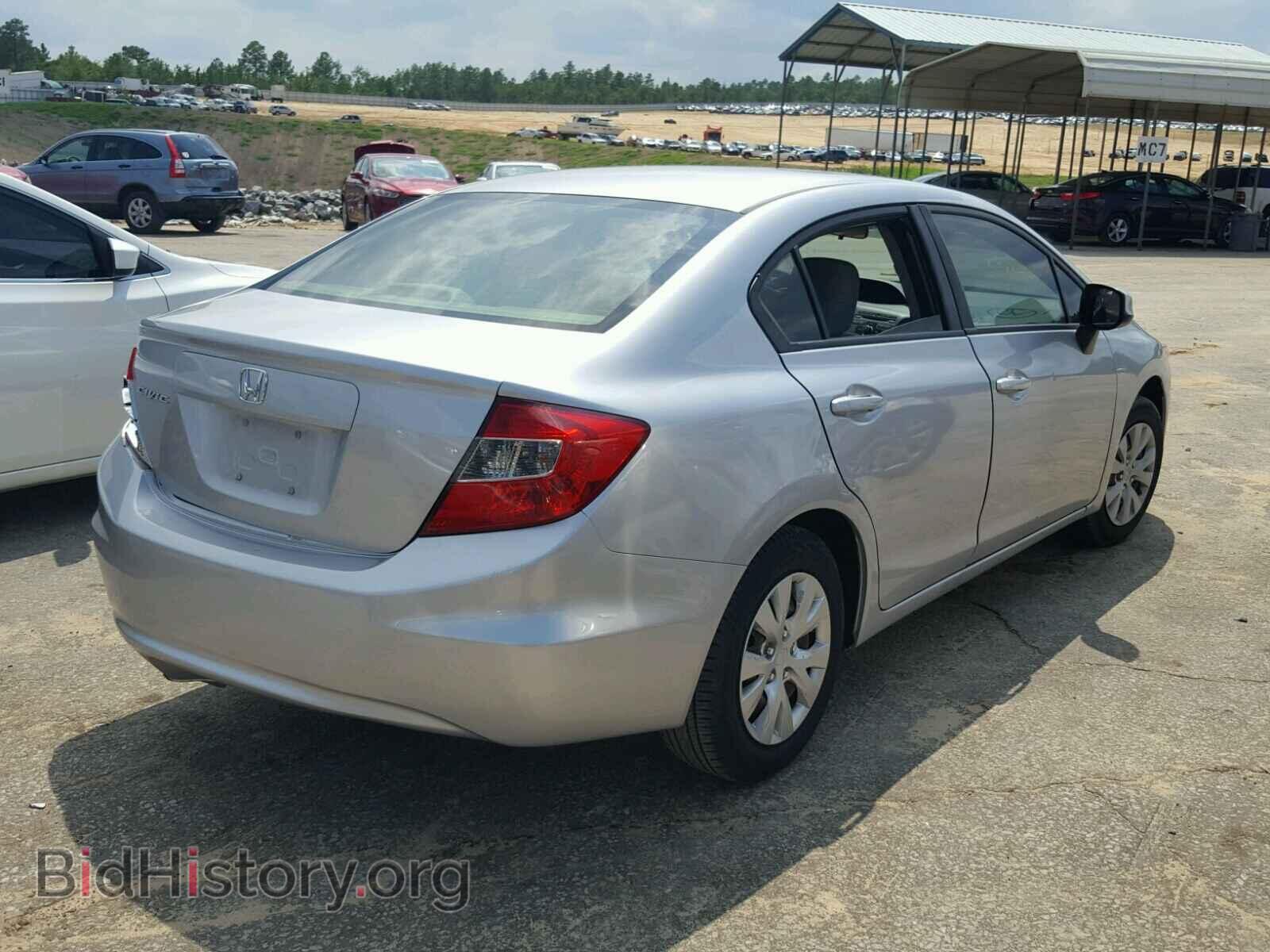 2012 HONDA CIVIC LX - VIN: 19XFB2F50CE097697 - Фото 4