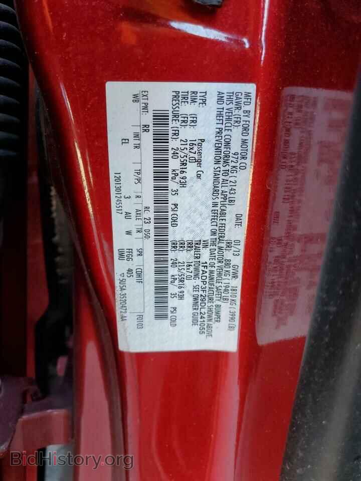 2013 FORD FOCUS - VIN: 1FADP3F29DL241055 - Фото 12