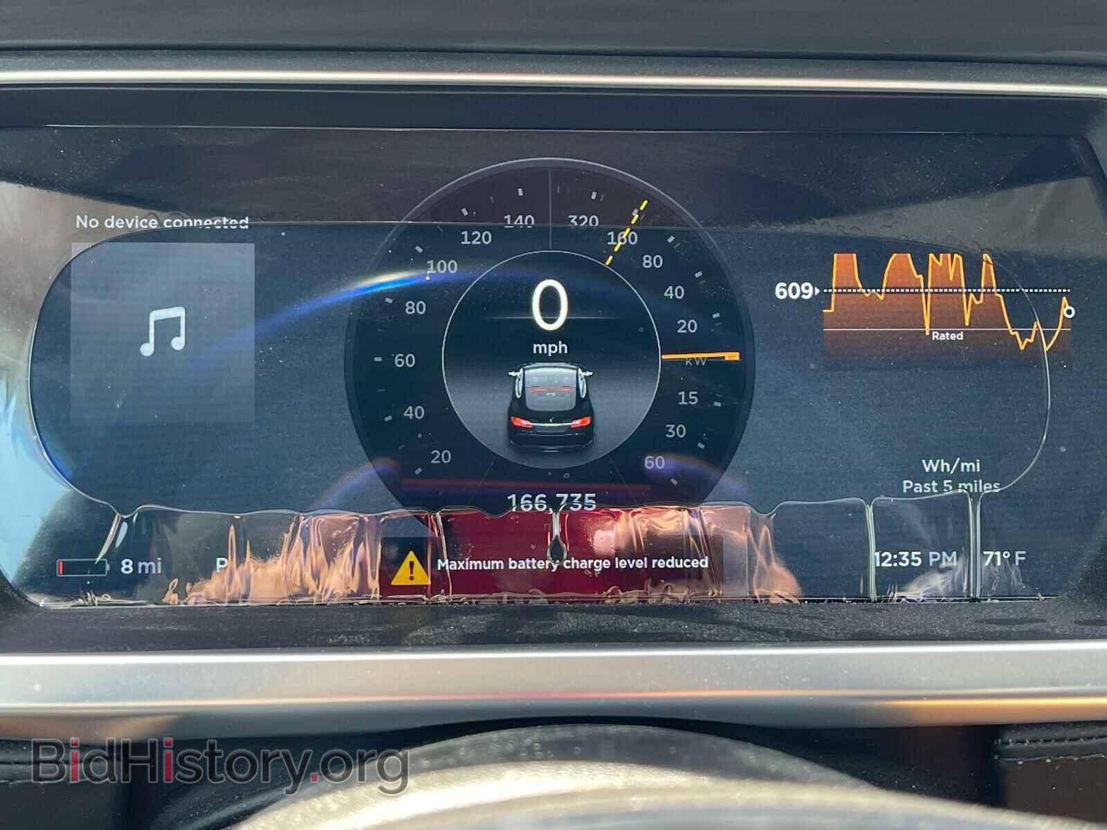 Фотография 5YJSA1DP0CFP01629 - TESLA MODEL S 2012