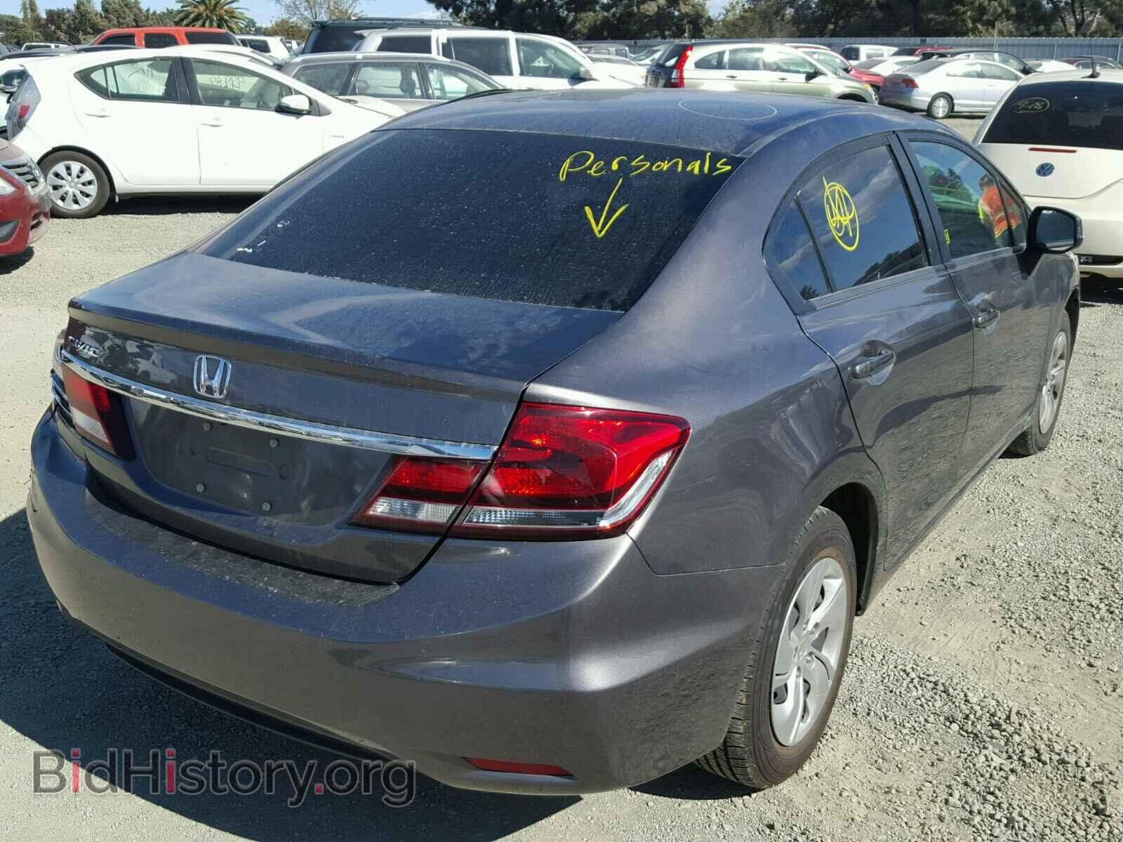 2013 HONDA CIVIC - VIN: 19XFB2F52DE269245 - Фото 4