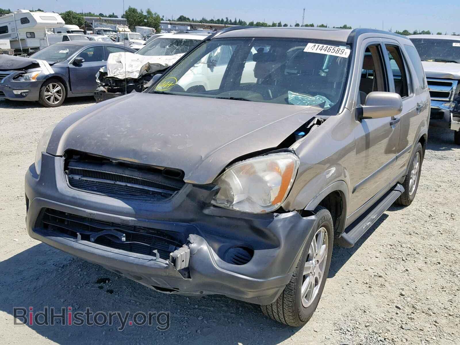 2006 HONDA CR-V EX - VIN: JHLRD78876C018004 - Фото 2