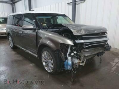 2013 Ford FLEX, brown — VIN 2FMHK6D83DBD04780, Copart