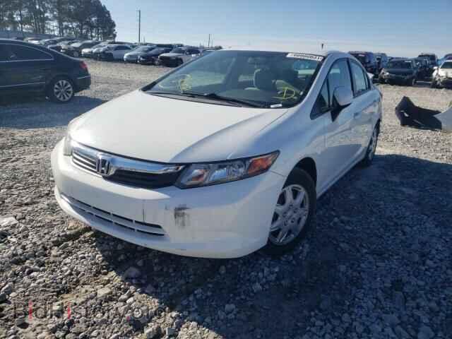 2012 HONDA CIVIC - VIN: 2HGFB2F53CH318411 - Фото 2