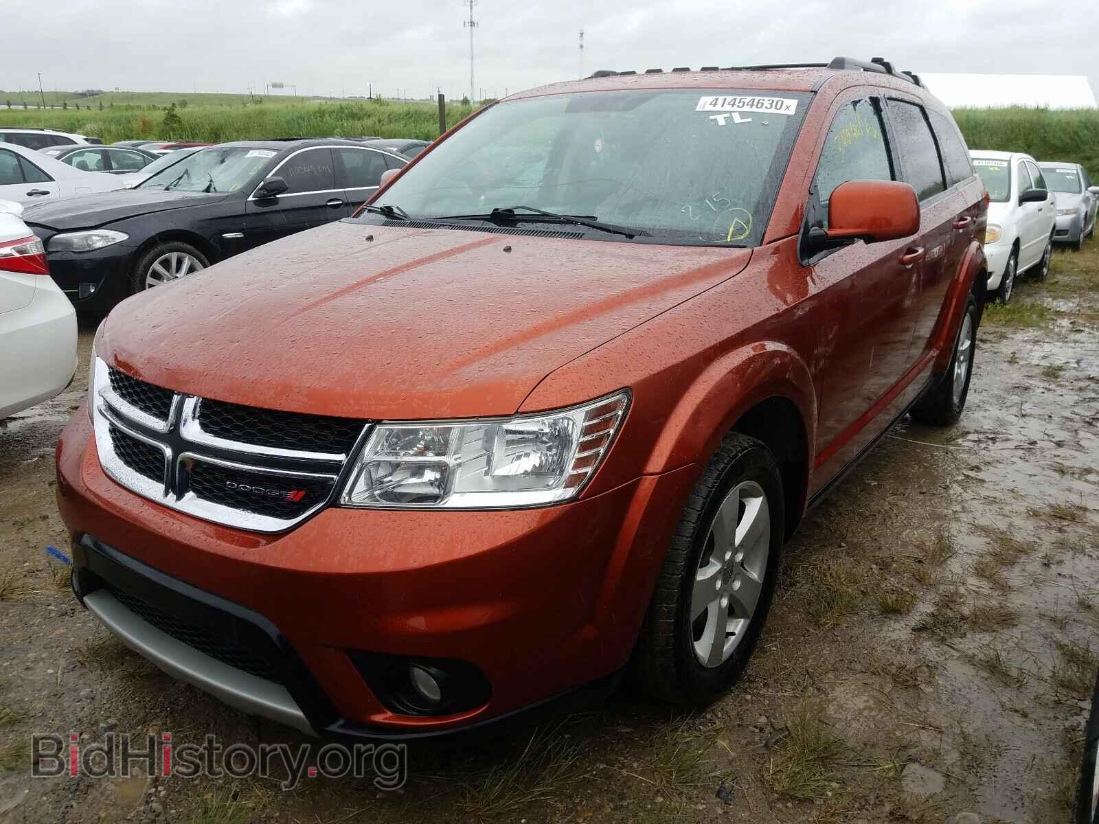 2012 DODGE JOURNEY - VIN: 3C4PDCCG3CT355393 - Фото 2
