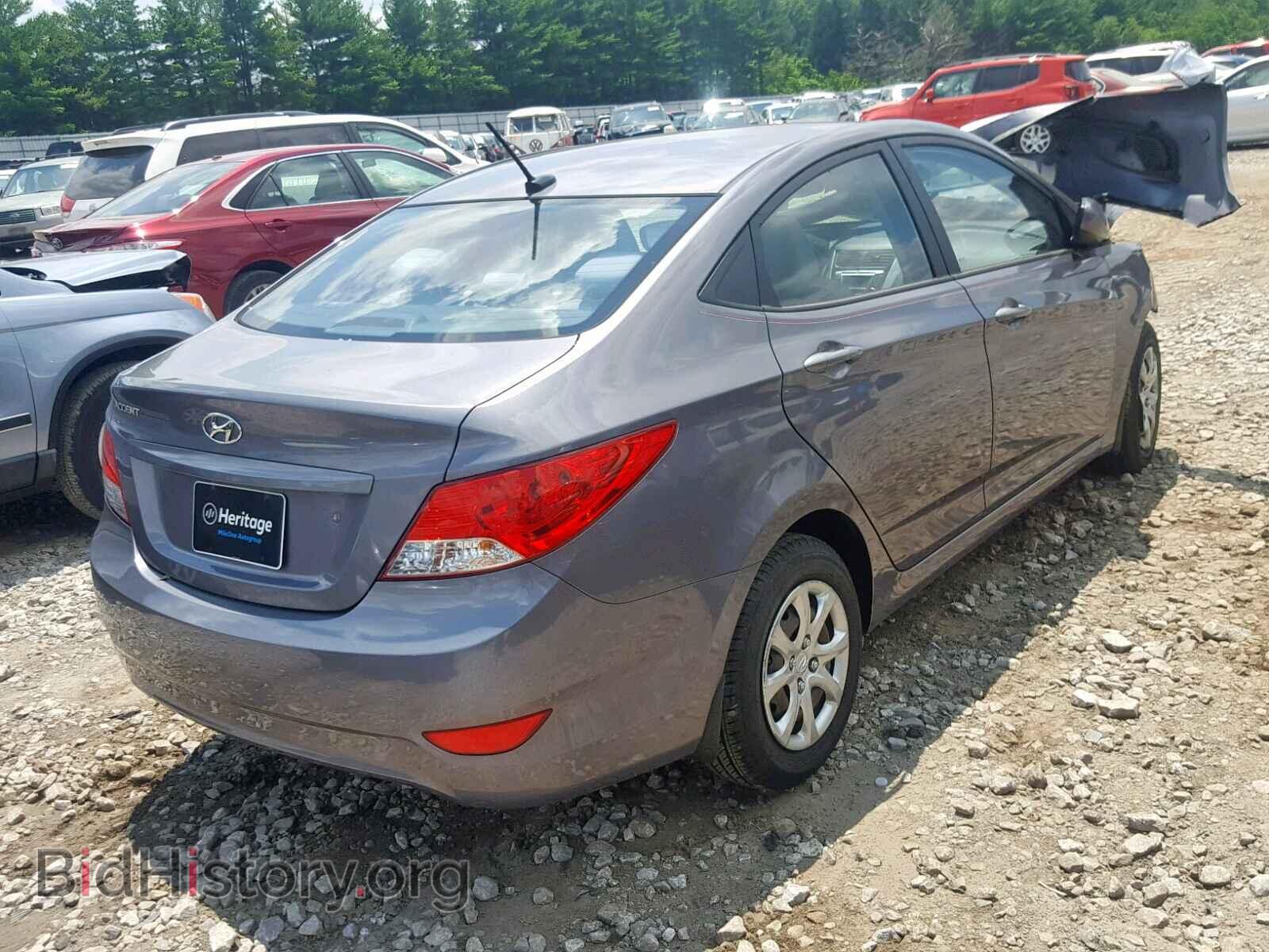 2013 HYUNDAI ACCENT - VIN: KMHCT4AE0DU484347 - Фото 4