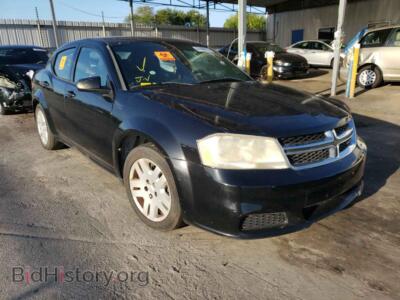 2011 Dodge AVENGER Avenger EX, черный — VIN 1B3BD4FB8BN606103, Copart