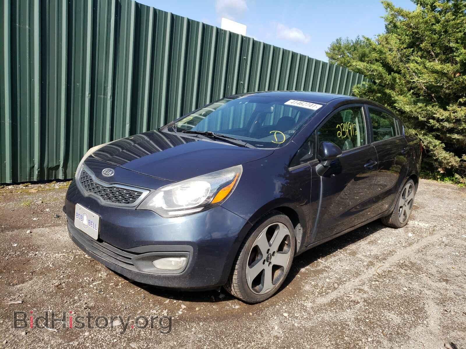 2012 KIA RIO - VIN: KNADN4A38C6047925 - Фото 2