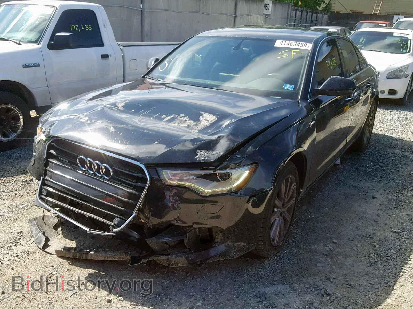 2013 AUDI A6 - VIN: WAUGGAFC5DN106693 - Фото 2