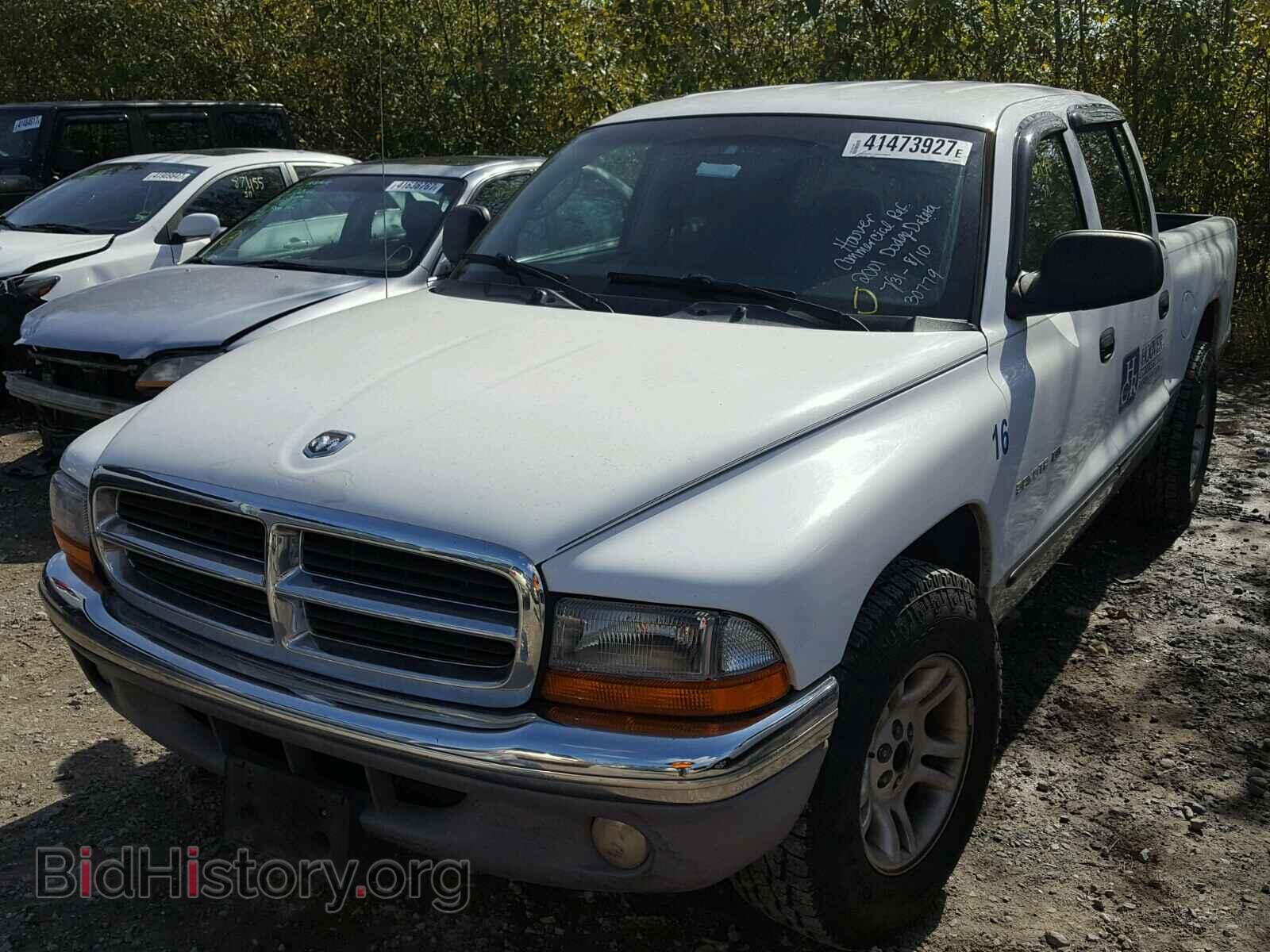 2001 DODGE DAKOTA - VIN: 1B7HL2AN41S289230 - Фото 2