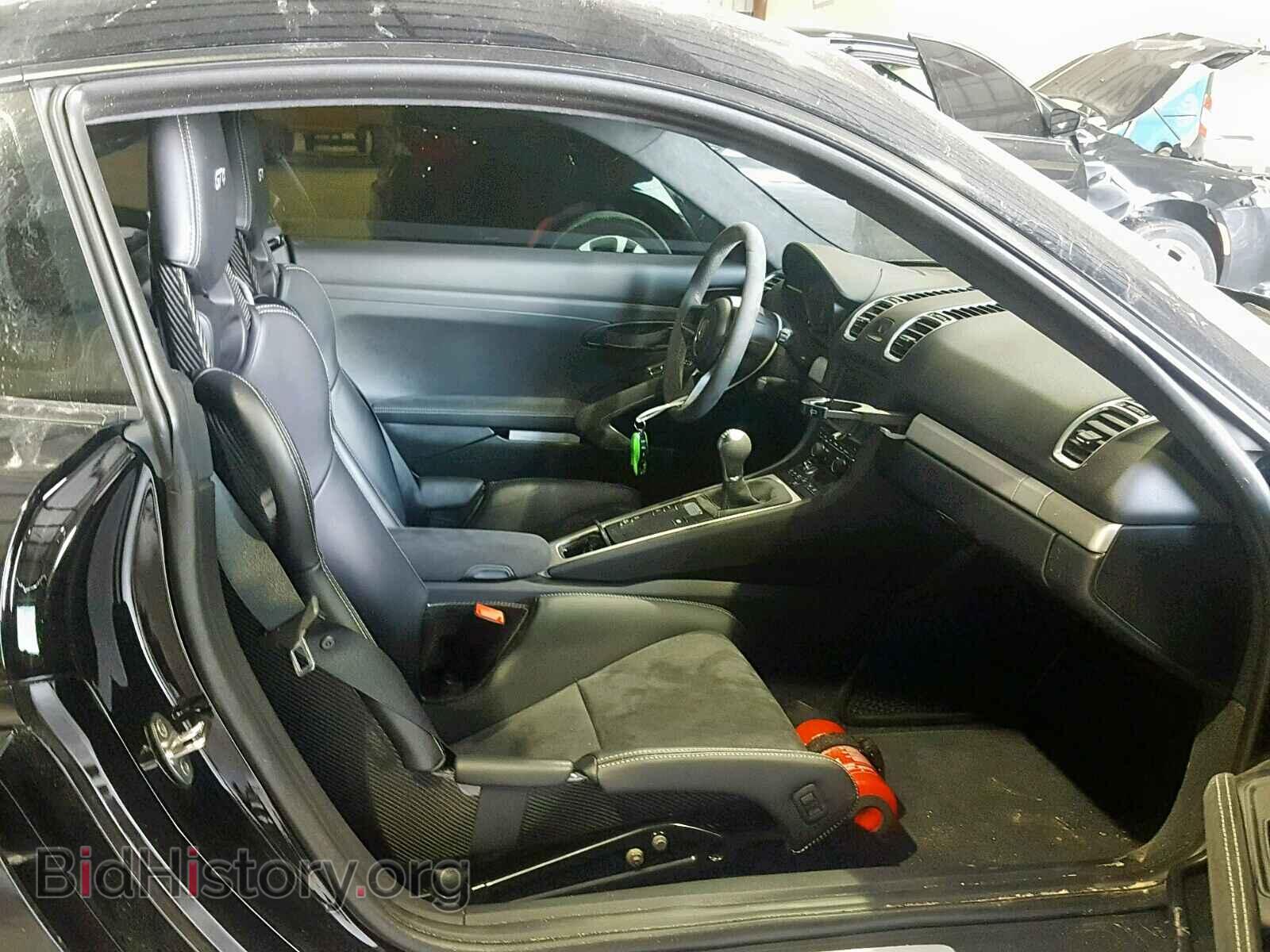 2016 PORSCHE CAYMAN - VIN: WP0AC2A80GK191834 - Фото 5
