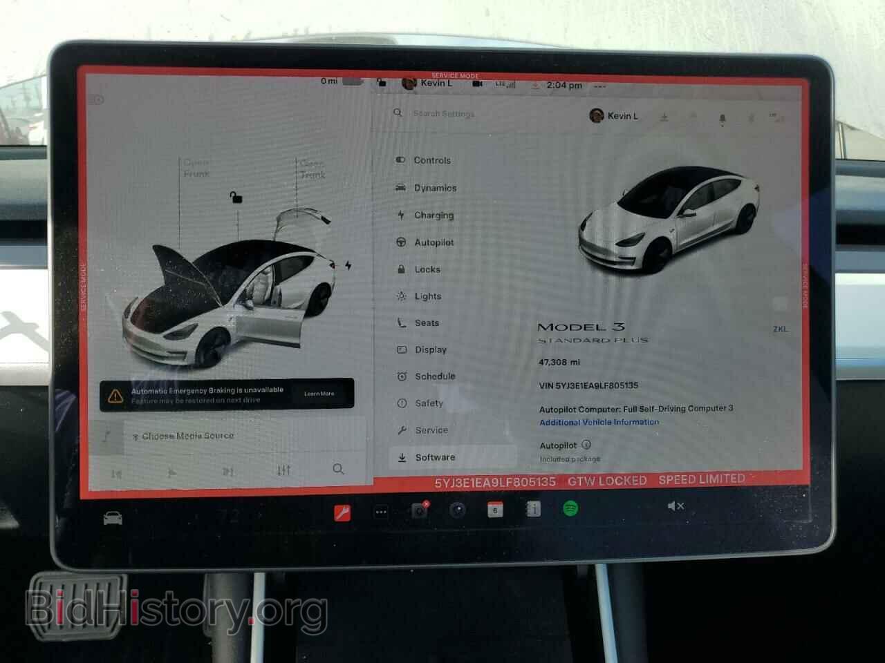 2020 TESLA MODEL 3 - VIN: 5YJ3E1EA9LF805135 - Photo 9
