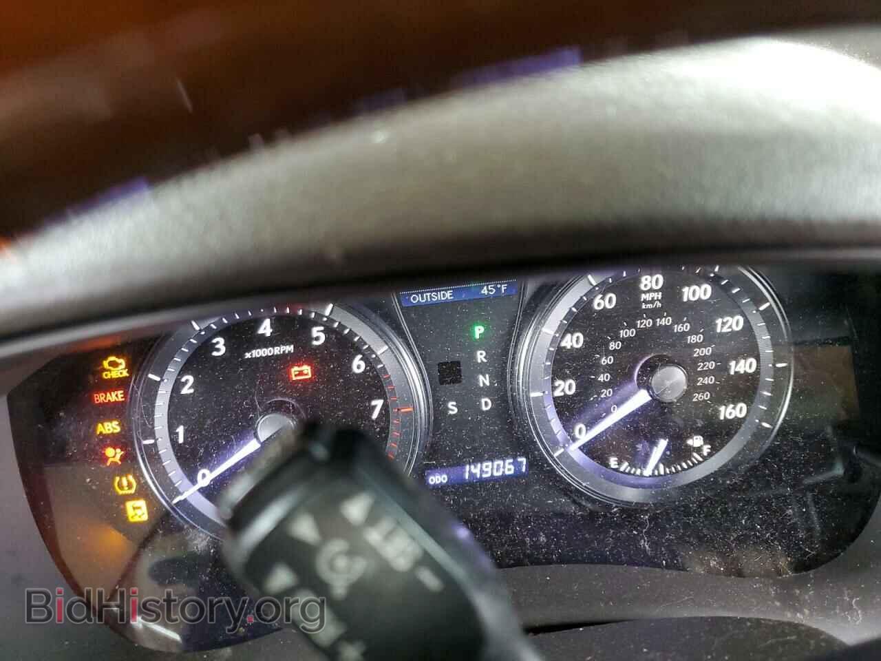 2012 LEXUS ES350 - VIN: JTHBK1EG1C2508712 - Фото 9