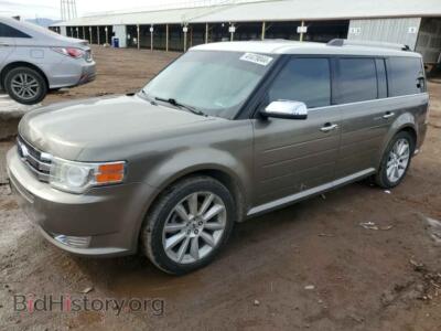 2012 Ford FLEX Limited, gold — VIN 2FMGK5DC6CBD17645, Copart