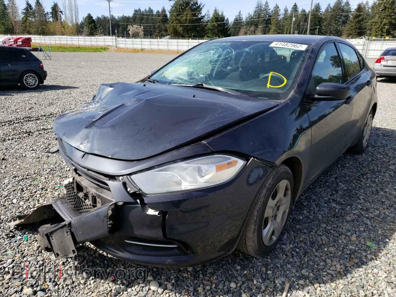 2013 DODGE DART - VIN: 1C3CDFAA8DD319936 - Фото 2