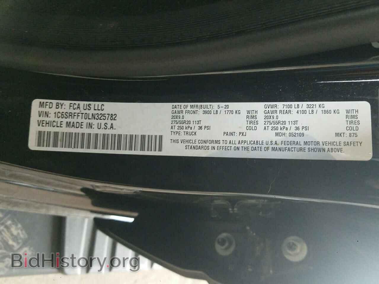 2020 RAM 1500 - VIN: 1C6SRFFT0LN325782 - Фото 10