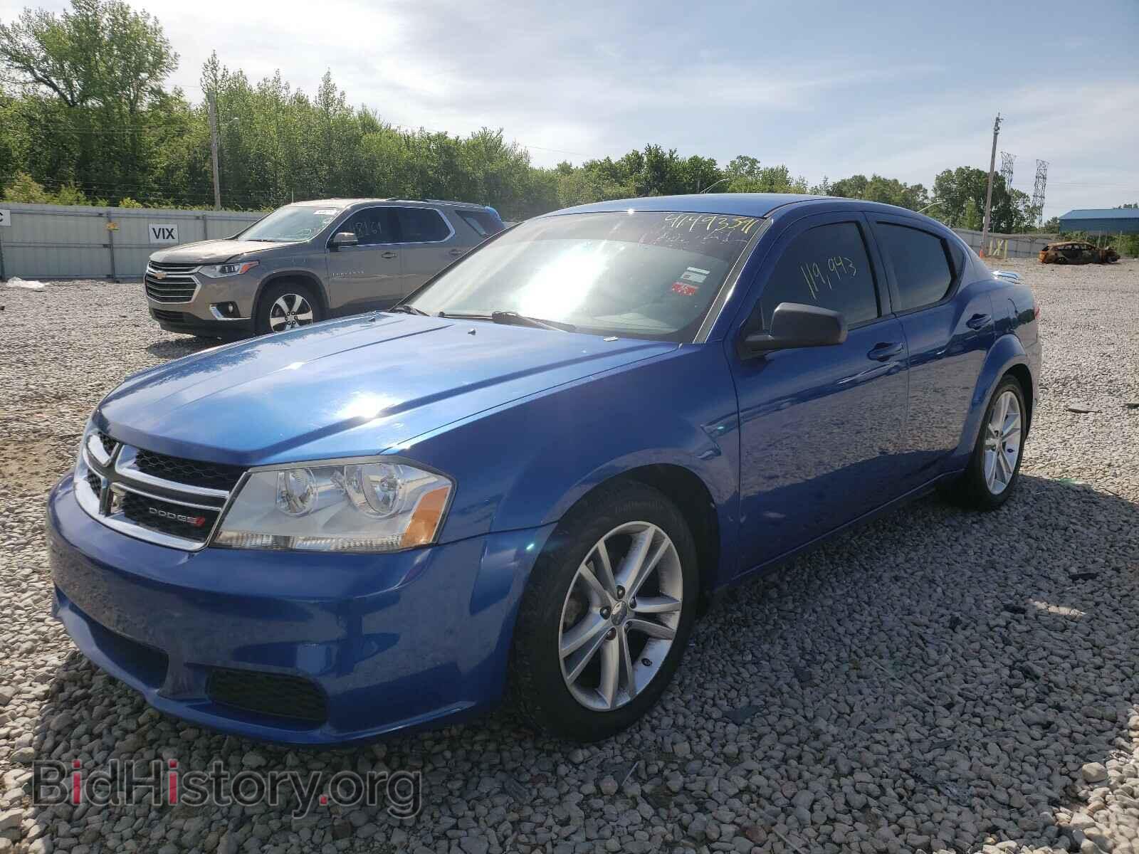 2013 DODGE AVENGER - VIN: 1C3CDZAG4DN587382 - Фото 2
