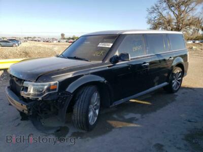 2013 Ford FLEX Limited, black — VIN 2FMGK5D87DBD05307, Copart
