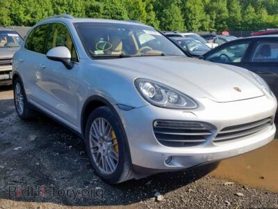 2012 Porsche CAYENNE S, silver — VIN WP1AB2A2XCLA50352, Copart
