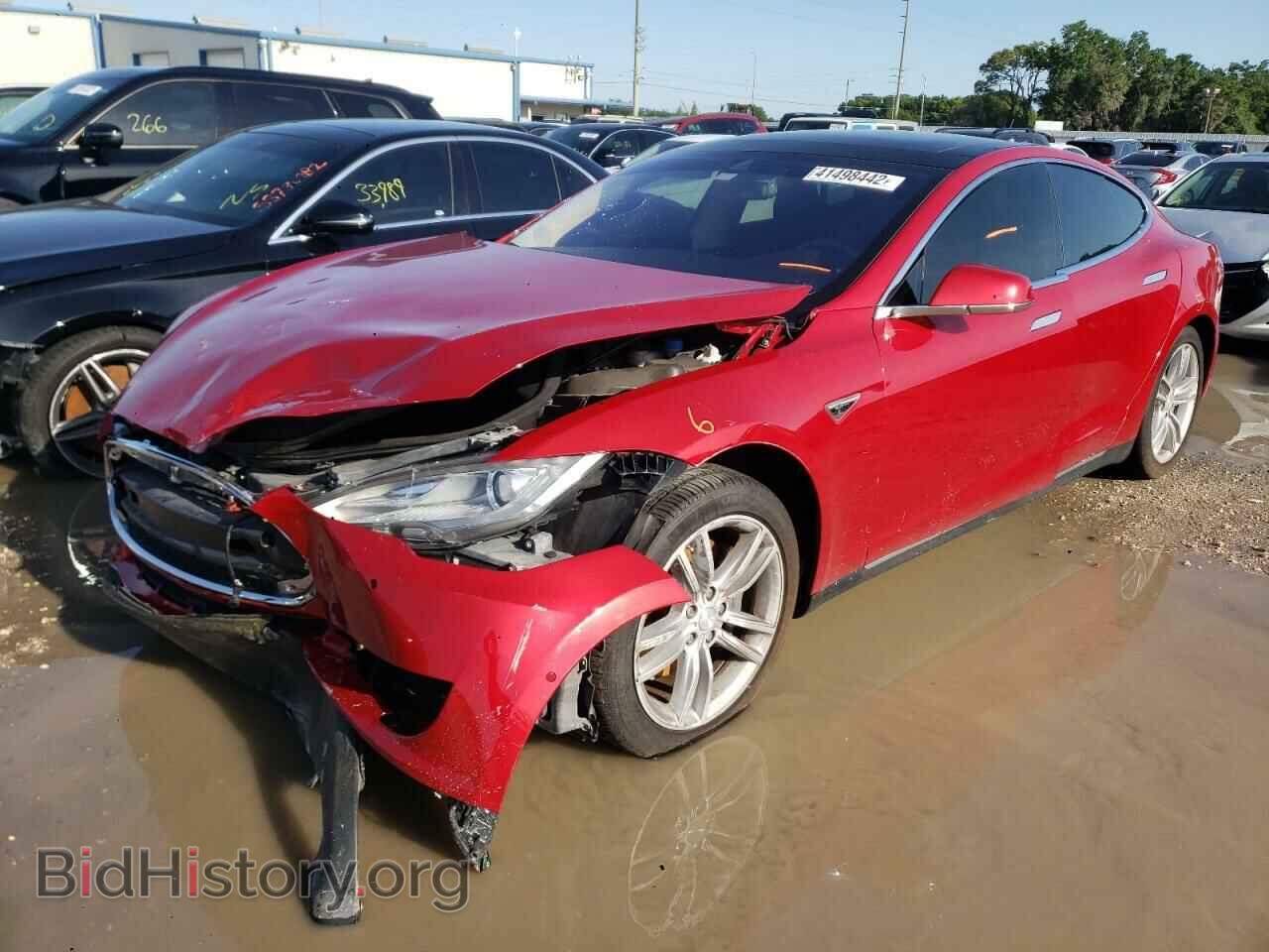 2014 TESLA MODEL S - VIN: 5YJSA1H11EFP56423 - Фото 2