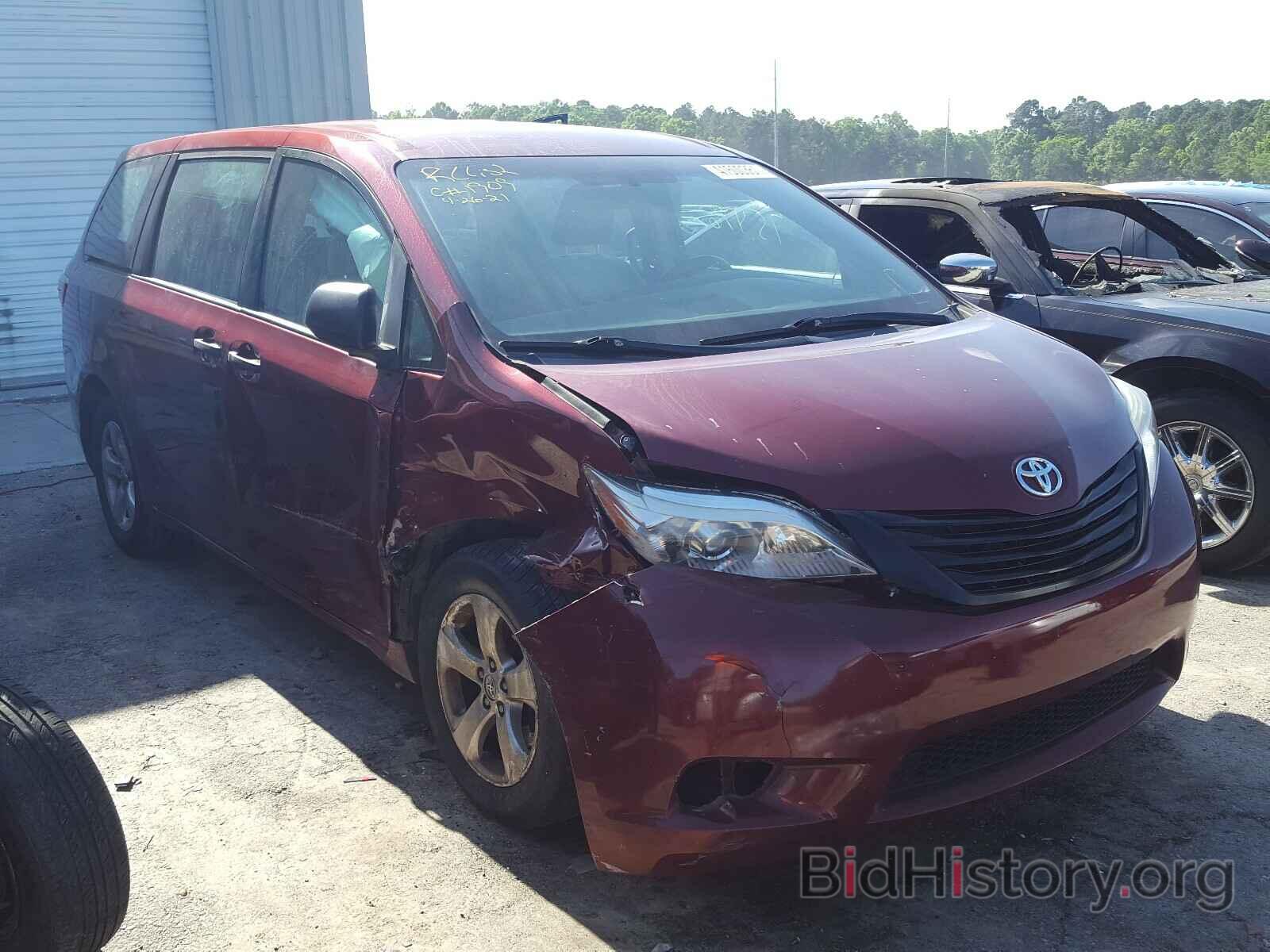 Photo 5TDZK3DC6GS750369 - TOYOTA SIENNA 2016